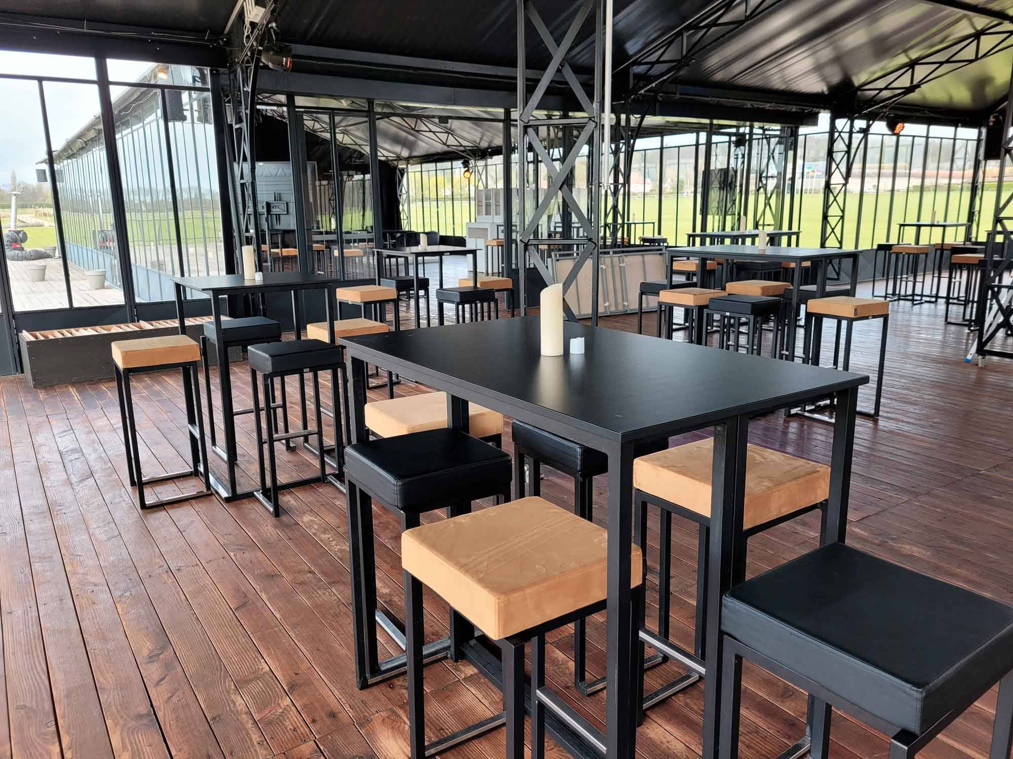 Aménagement de la réception du Polo Club de Chantilly 60