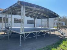LOCATION DE SCÈNE MOBILE 48M2 AVEC COUVERTURE