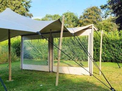 Louer une tente nomade avec parois latérales de 3m pour cérémonie en Ile de France